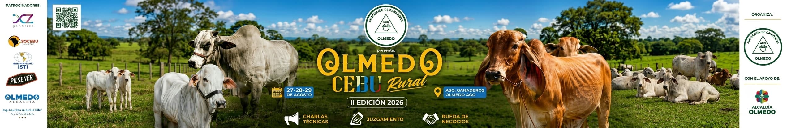 Olmedo Cebú Rural — II Edición 2026 · 27, 28 y 29 de agosto